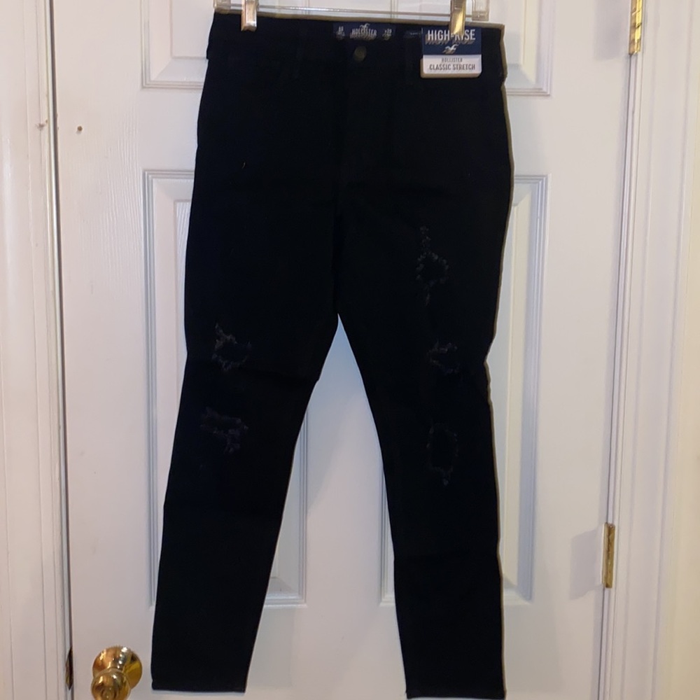 NEW Holllister Classic Stretch High Rise Crop Super Skinny - size 9R